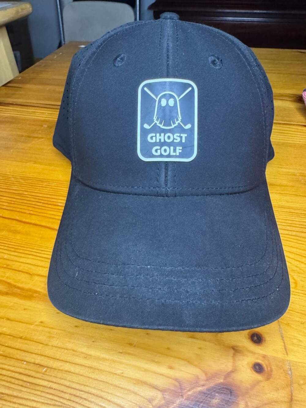 Ghost Golf Performance Snapback Hat Black